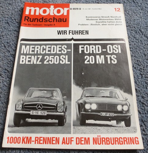 Motor rundschau mercedes - motor, 12/67